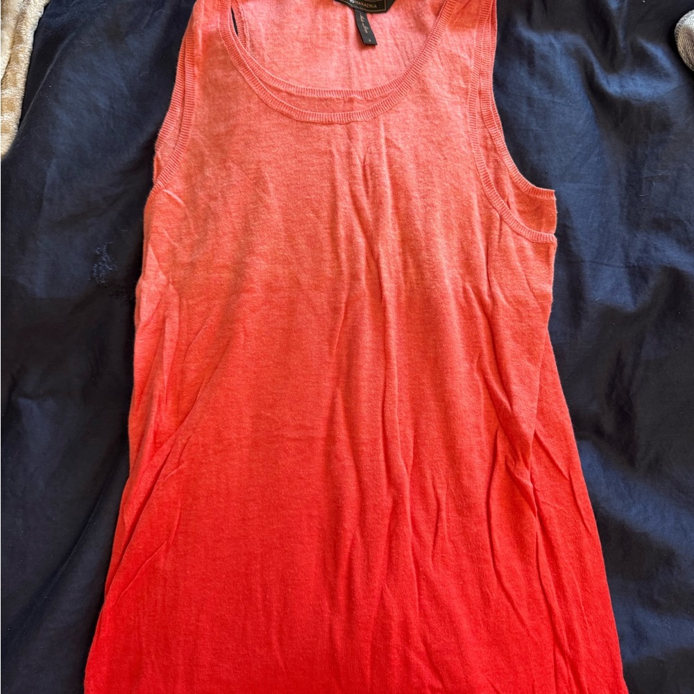 BCBGMaxAzria Red Ombre Camisole